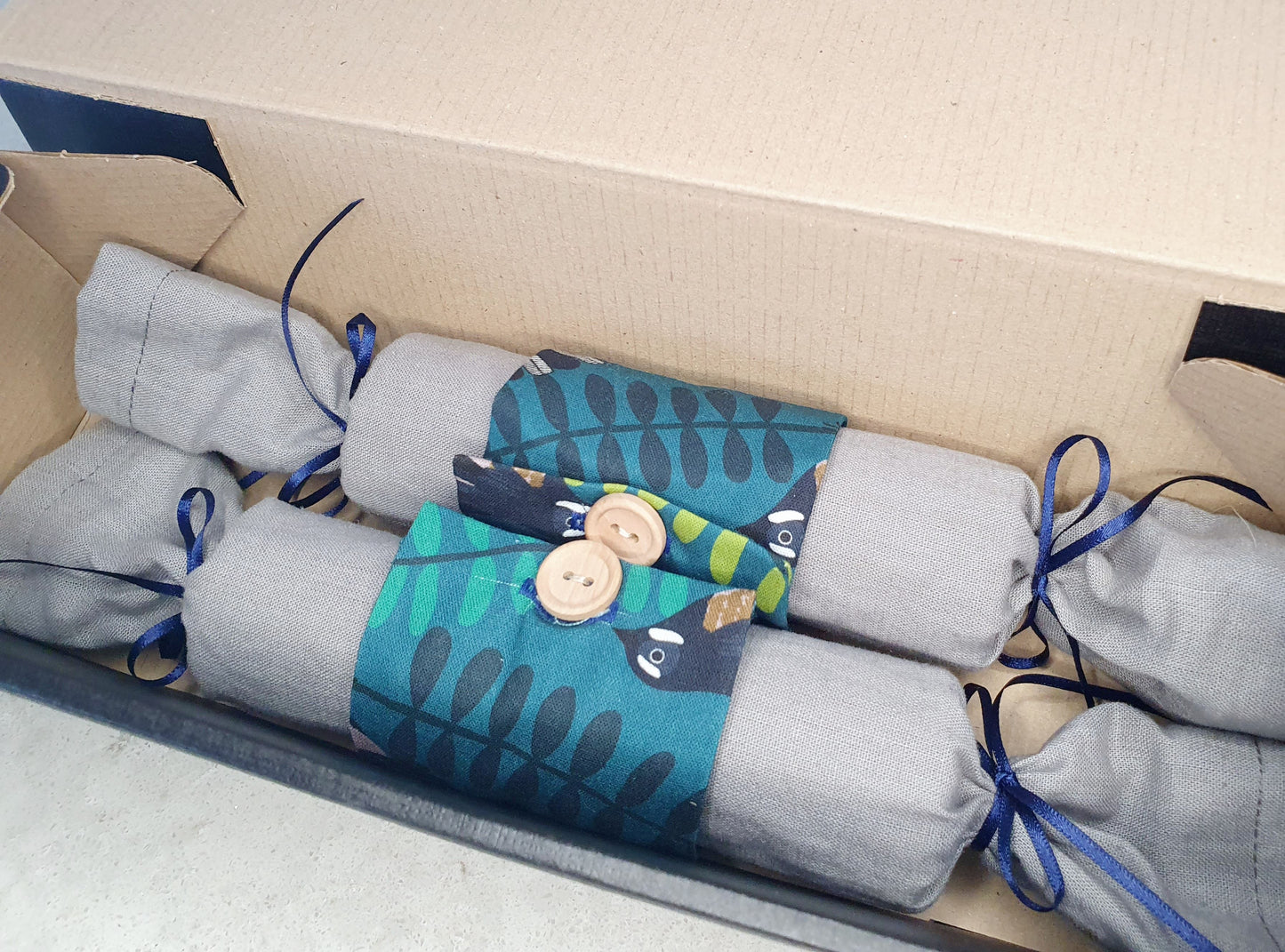 Reusable Christmas Crackers - Set of 2 -Sustainable Christmas