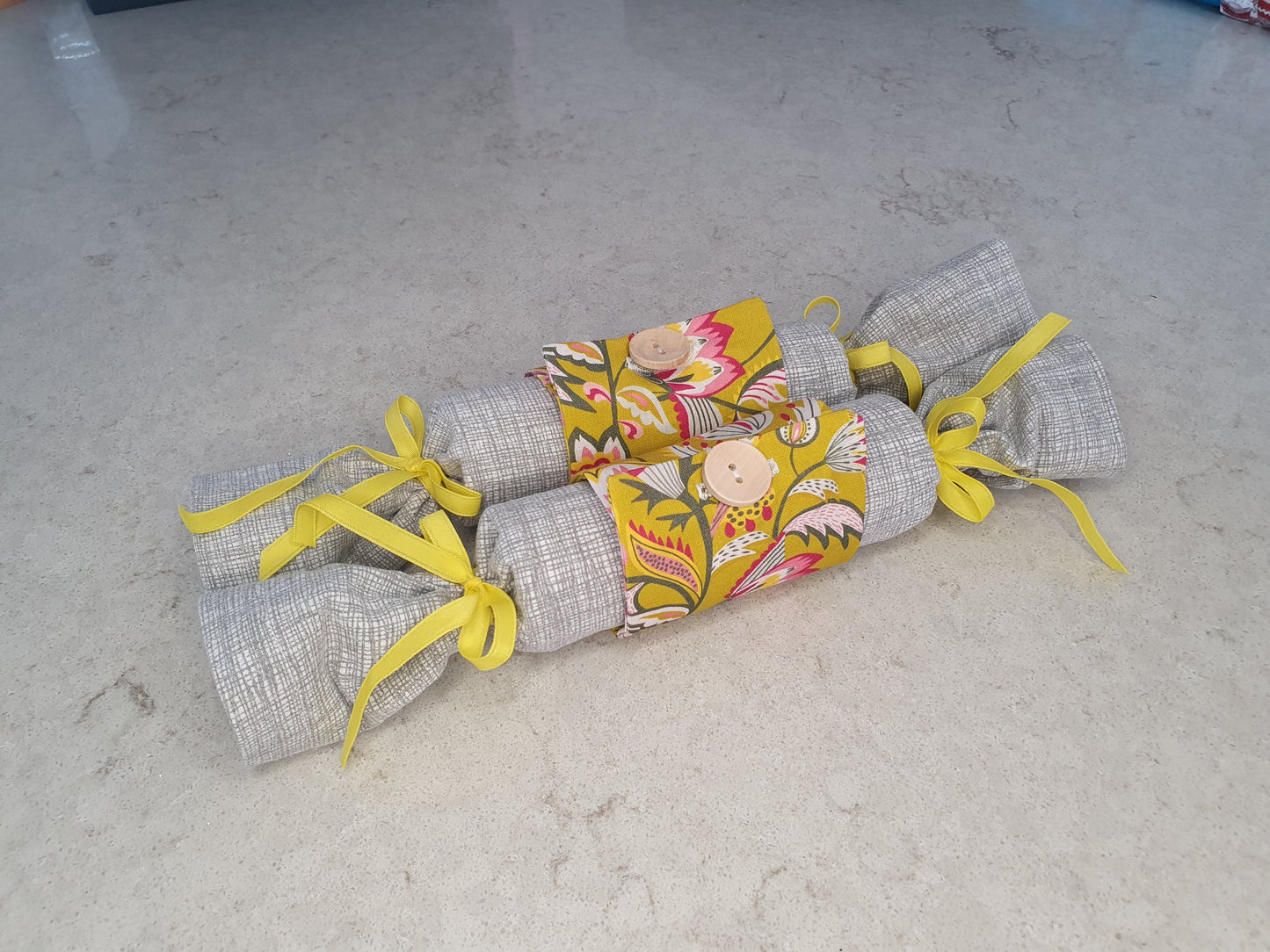 Reusable Christmas Crackers - Set of 2 -Sustainable Christmas