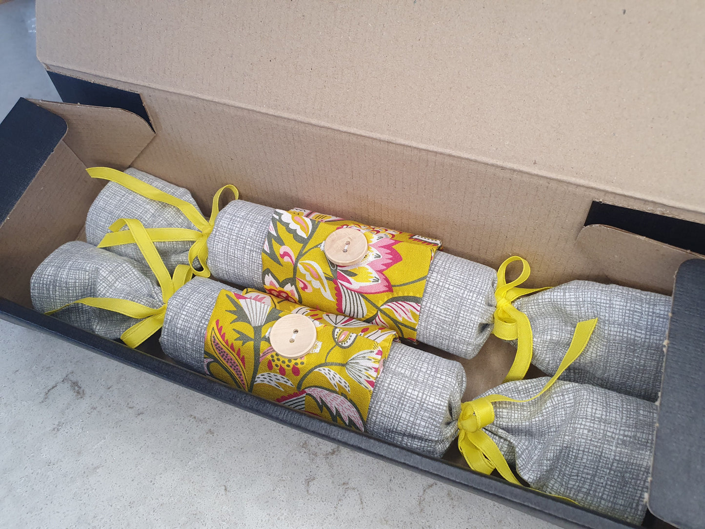 Reusable Christmas Crackers - Set of 2 -Sustainable Christmas