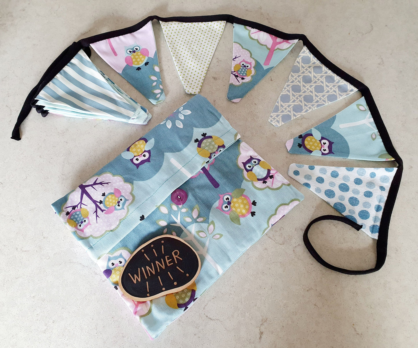 Reusable Pass the Parcel Game with Matching Bunting Set -Sustainable Celebrations