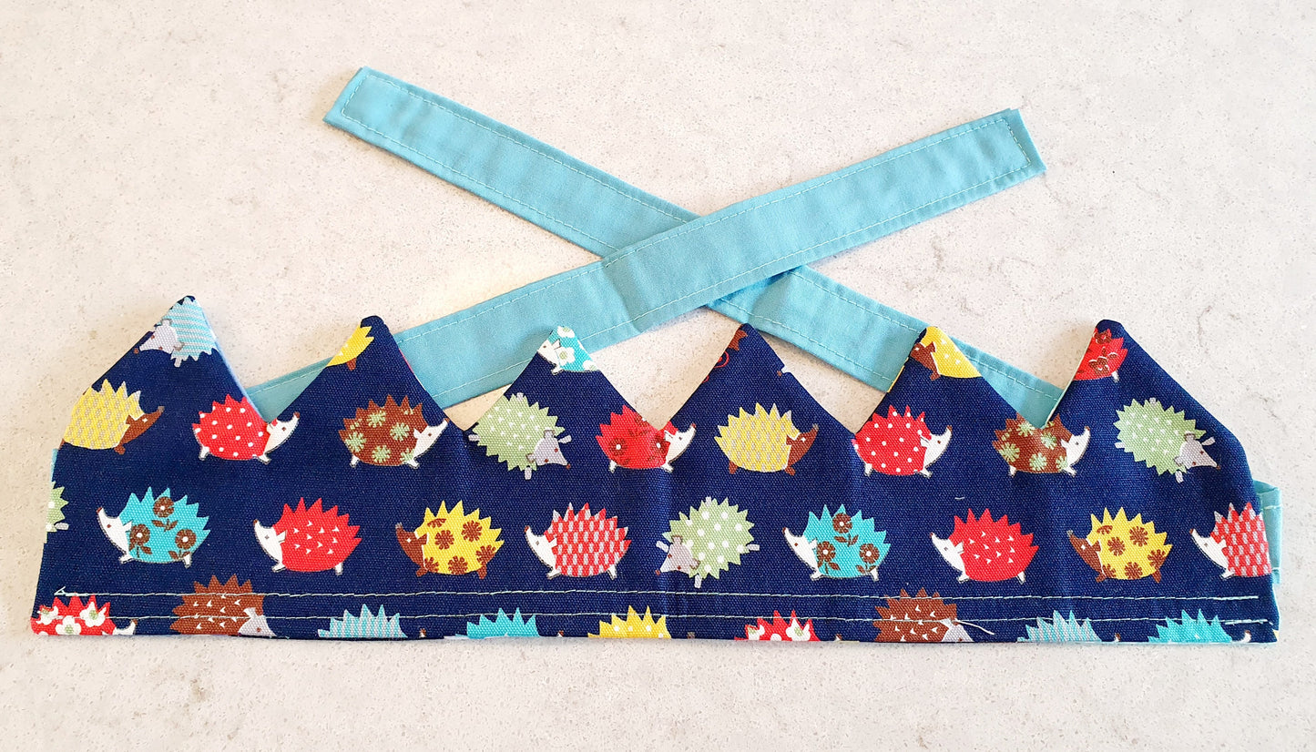 Reusable, Reversible Fabric Party Crown; perfect for your next birthday party.