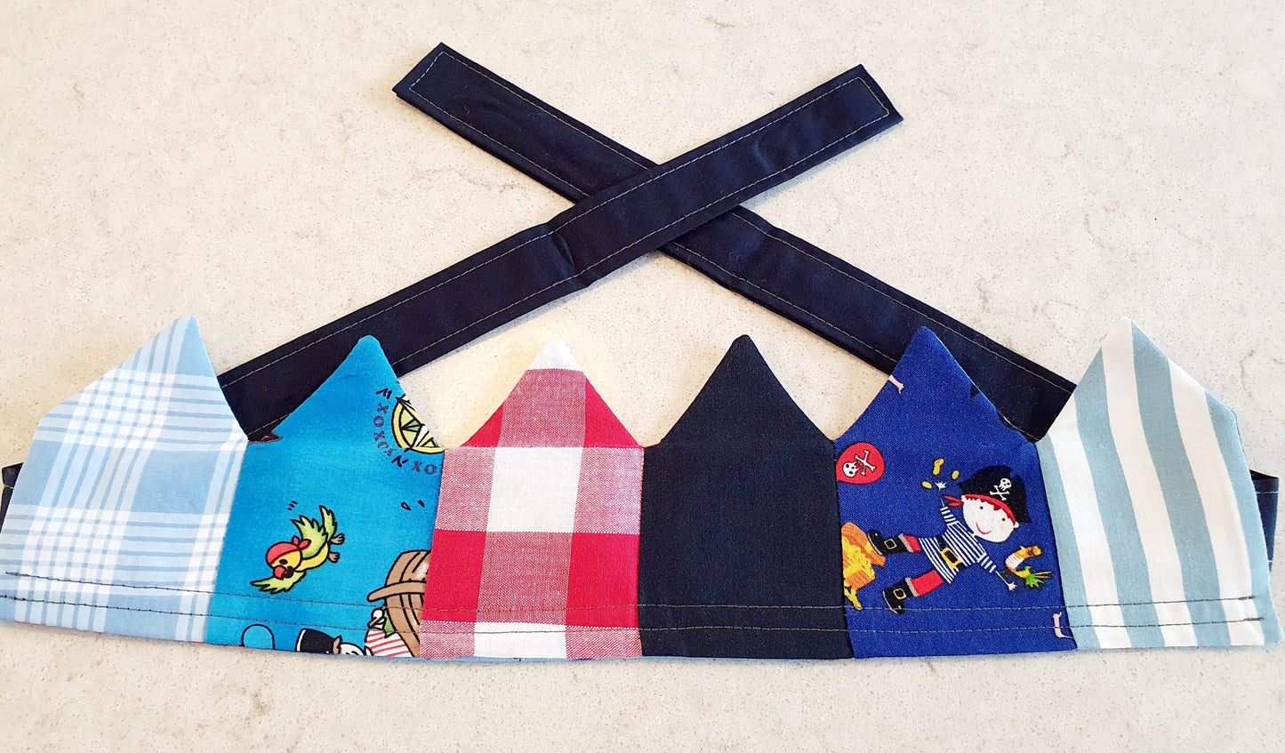 Reversible Fabric Party Crown -Sustainable Celebrations