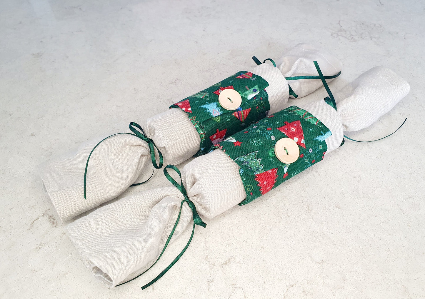 Reusable Christmas Crackers - Set of 2 -Sustainable Christmas