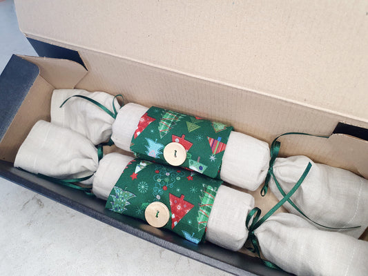 Reusable Christmas Crackers - Set of 2 -Sustainable Christmas