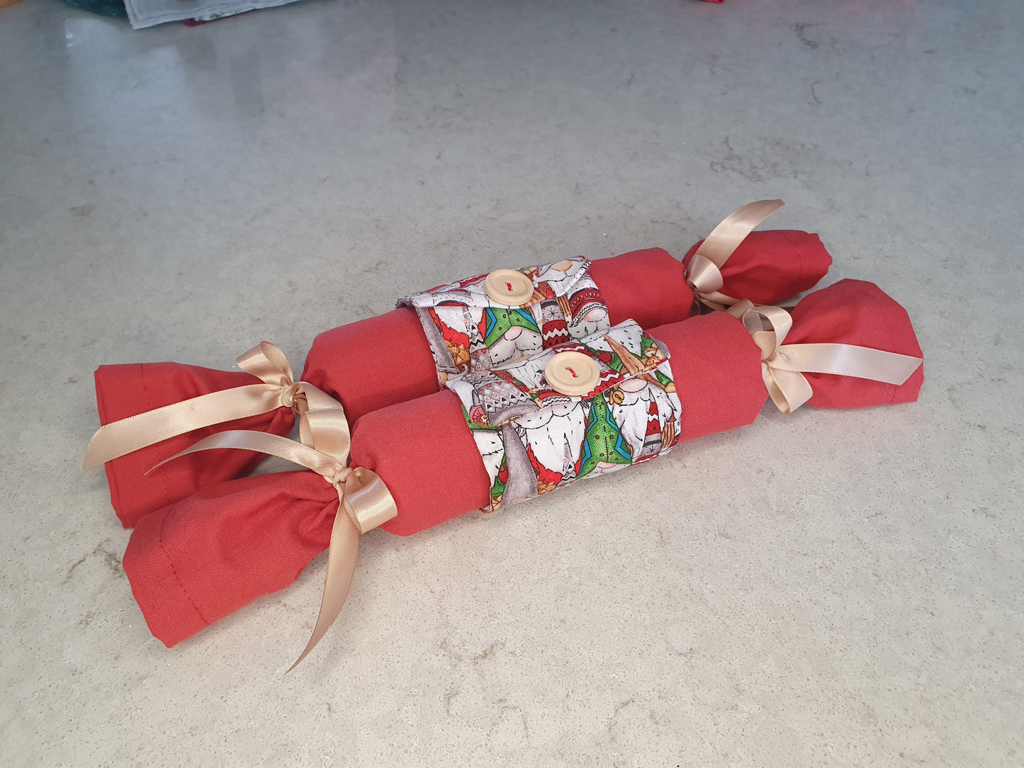 Reusable Christmas Crackers - Set of 2 -Sustainable Christmas