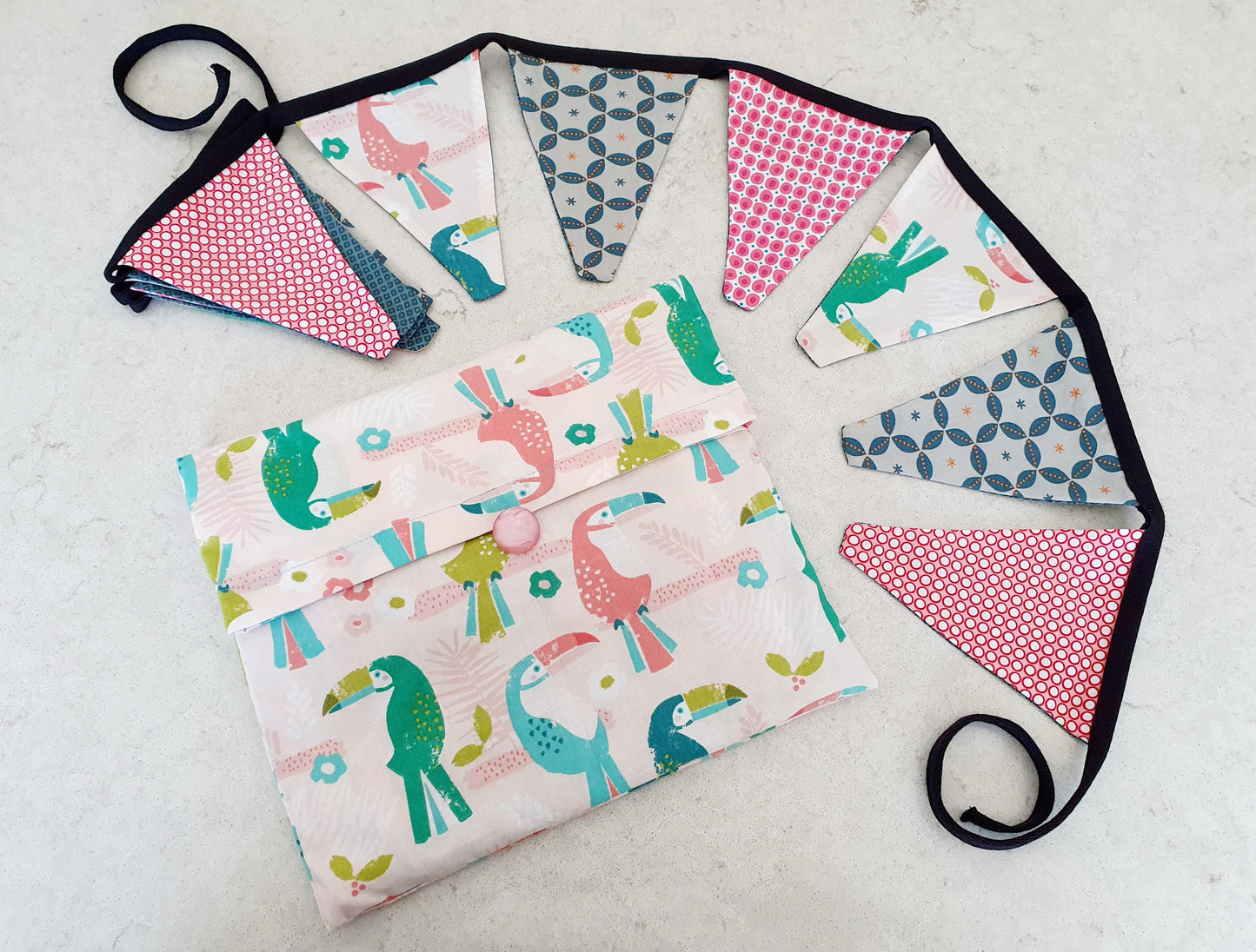 Reusable Pass the Parcel Game with Matching Bunting Set Sustainable Celebrations